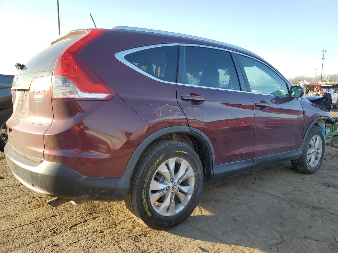 2014 Honda CR-V VIN 5J6RM4H72EL014003 Copart auction photo, front end damage thumbnail 3