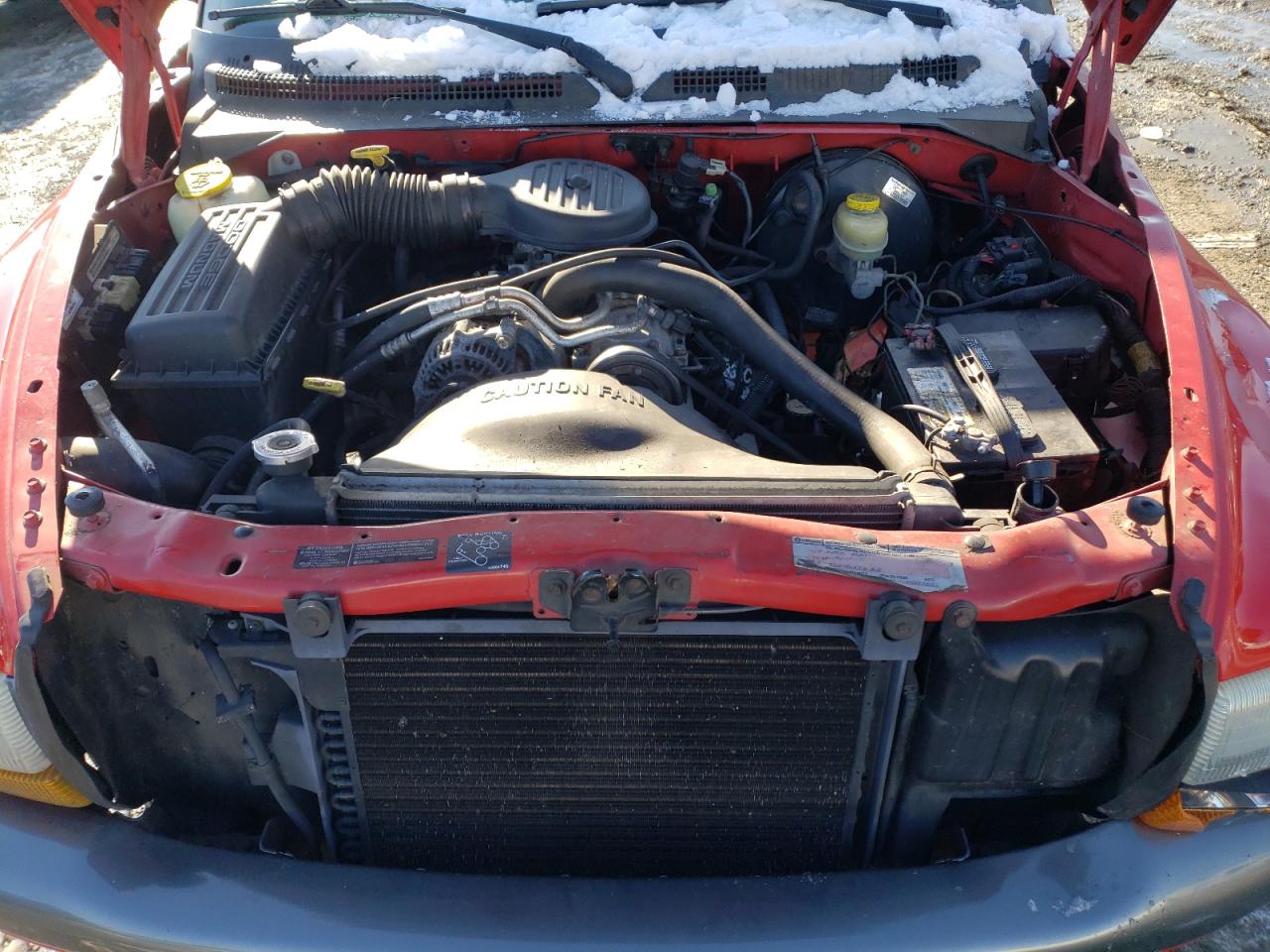 1998 Dodge Dakota VIN 1B7GL22X7WS736667 Copart auction photo, all over / undercarriage damage thumbnail 12