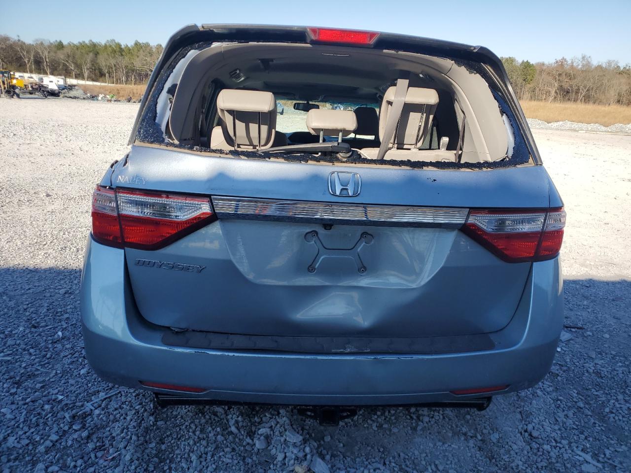 2012 Honda Odyssey VIN 5FNRL5H6XCB114260 Copart auction photo, all over damage thumbnail 6