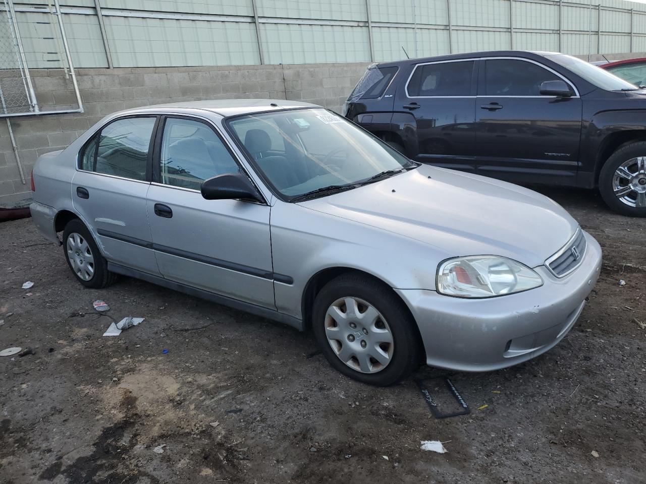 1999 Honda Civic VIN 2HGEJ6674XH581536 Copart auction photo, mechanical / side damage thumbnail 4