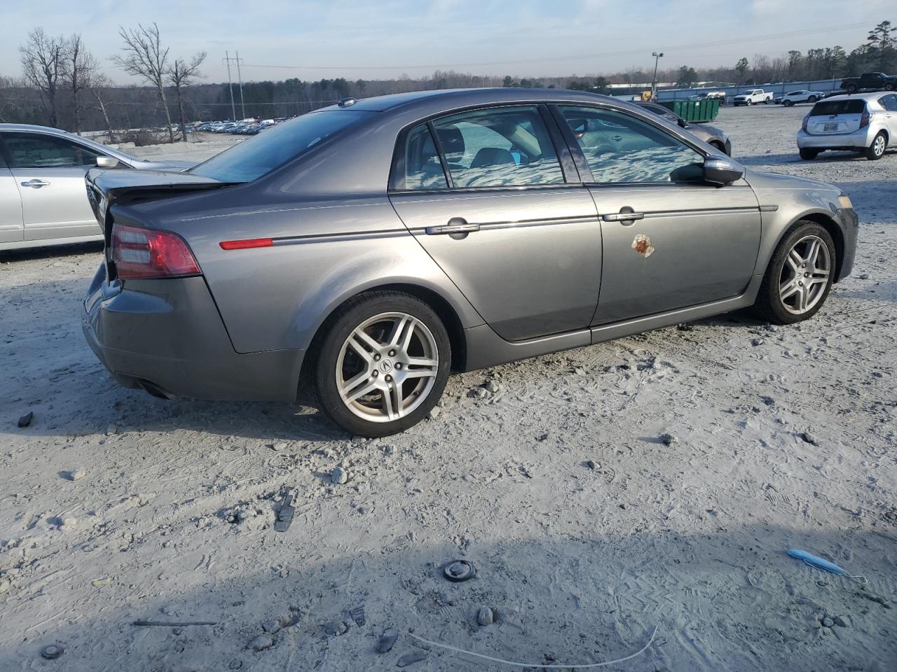 2008 Acura TL VIN 19UUA66238A041739 Copart auction photo, rear end / side damage thumbnail 3