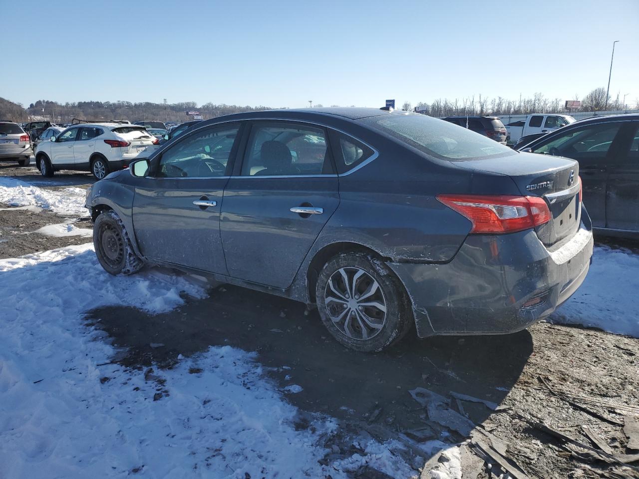 2016 Nissan Sentra VIN 3N1AB7AP1GY236937 Copart auction photo, rollover / front end damage thumbnail 2