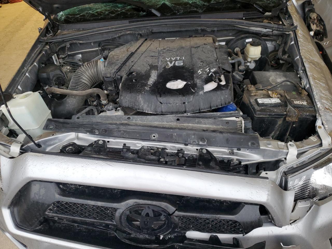 2014 Toyota Tacoma VIN 3TMLU4EN1EM158333 Copart auction photo, rollover damage thumbnail 12