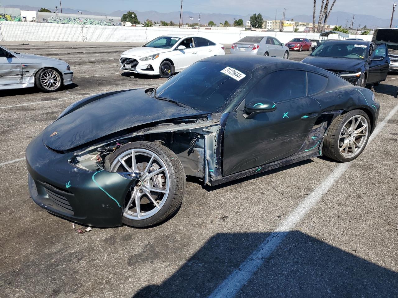2018 Porsche Cayman VIN WP0AA2A89JK261618