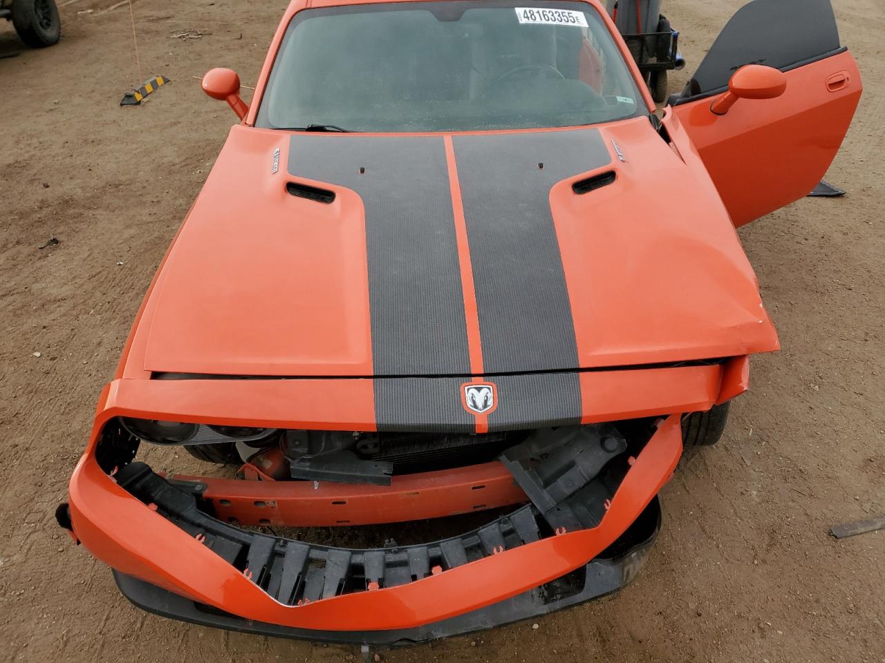 2009 Dodge Challenger VIN 2B3LJ74W49H549440 Copart auction photo, undercarriage / front end damage thumbnail 13
