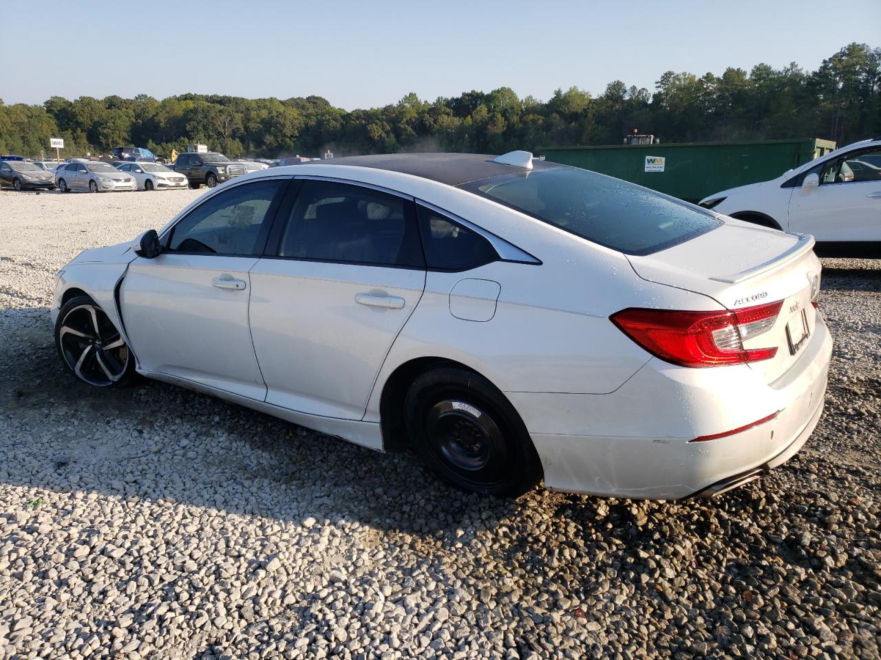 2018 Honda Accord VIN 1HGCV1F32JA199586 Copart auction photo, front end / undercarriage damage thumbnail 2