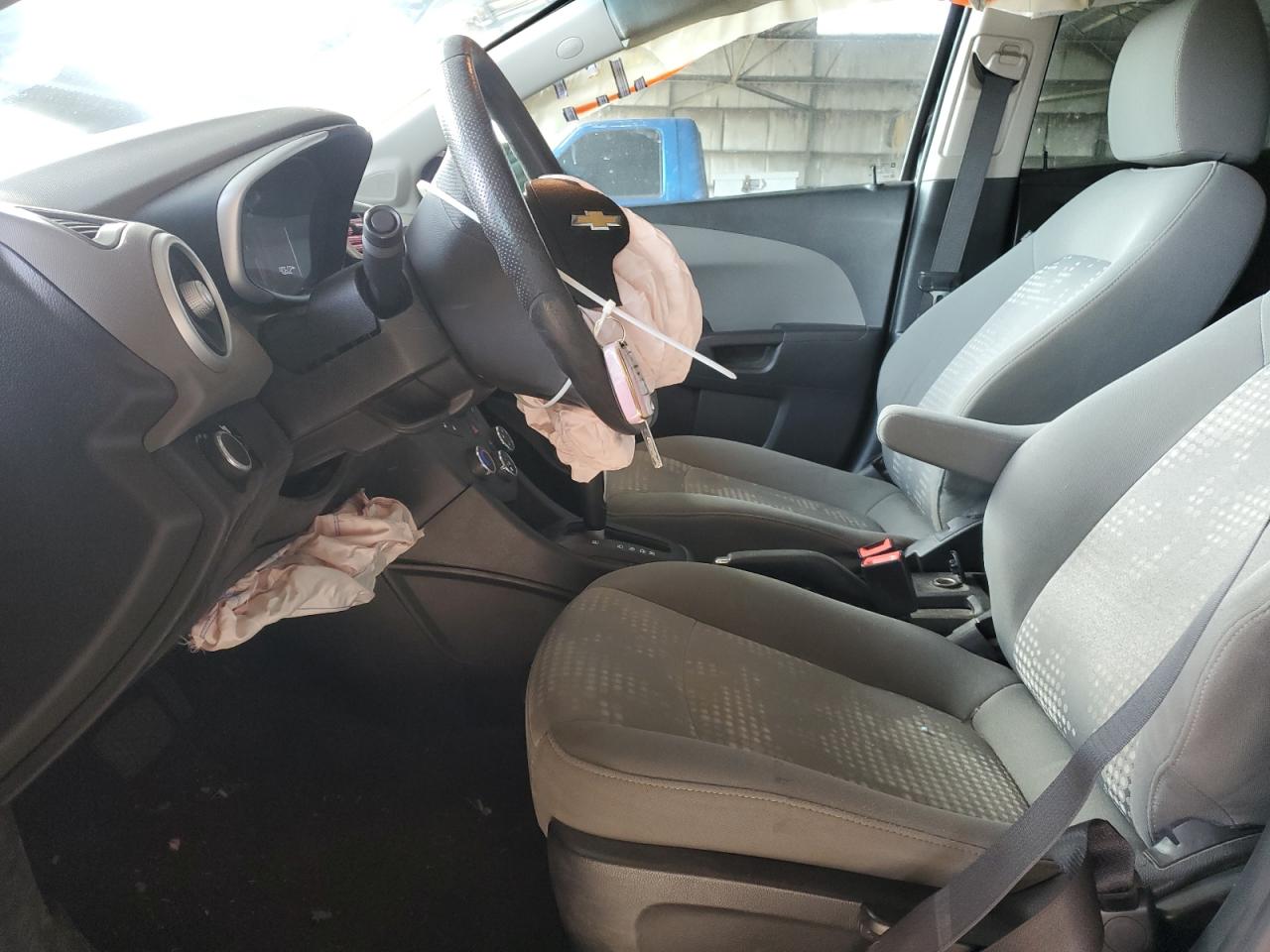 2017 Chevrolet Sonic VIN 1G1JB5SH2H4167794 Copart auction photo, front end / side damage thumbnail 7