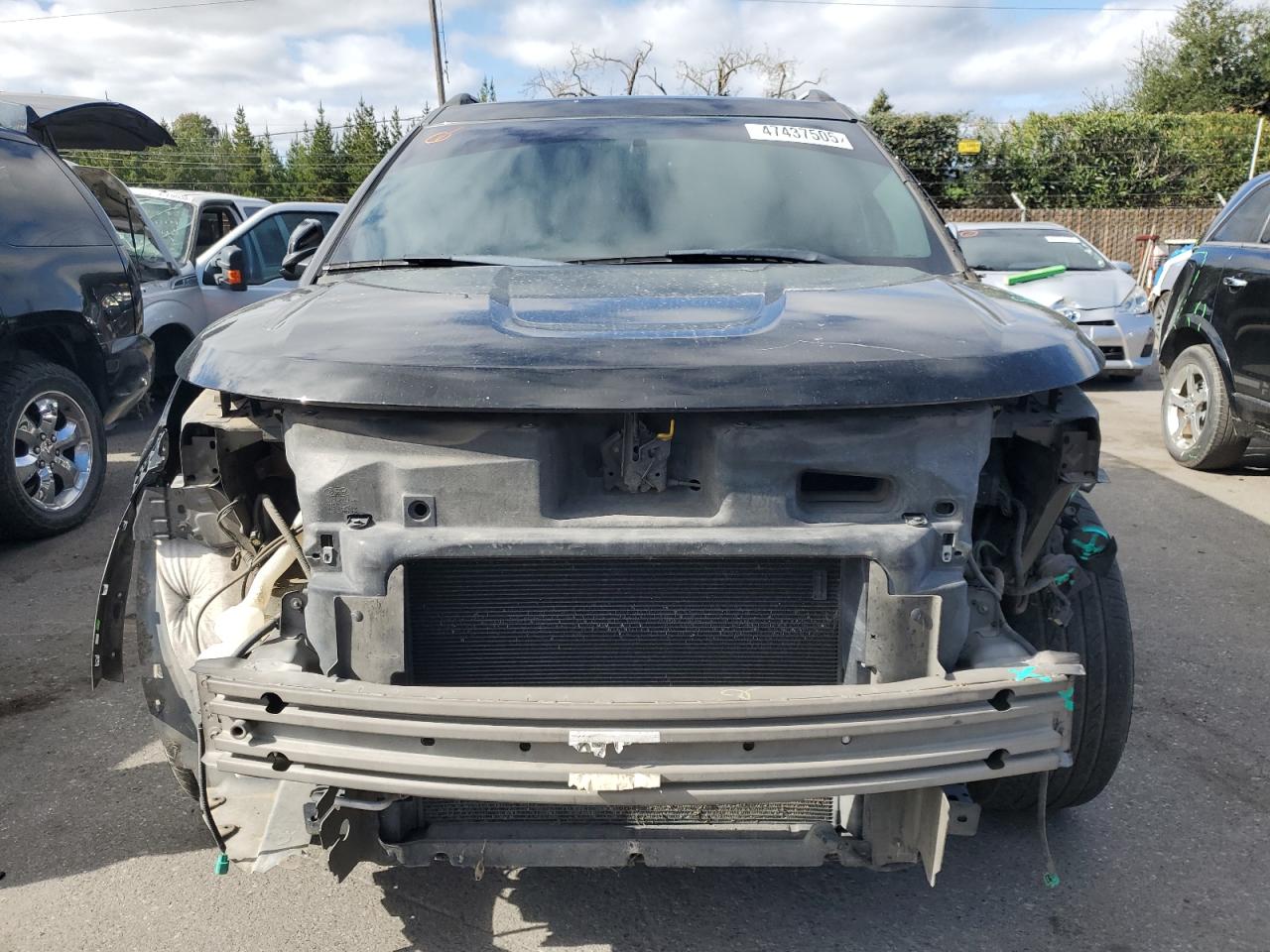 2012 Ford Explorer VIN 1FMHK7D81CGA56848 Copart auction photo, front end / side damage thumbnail 5