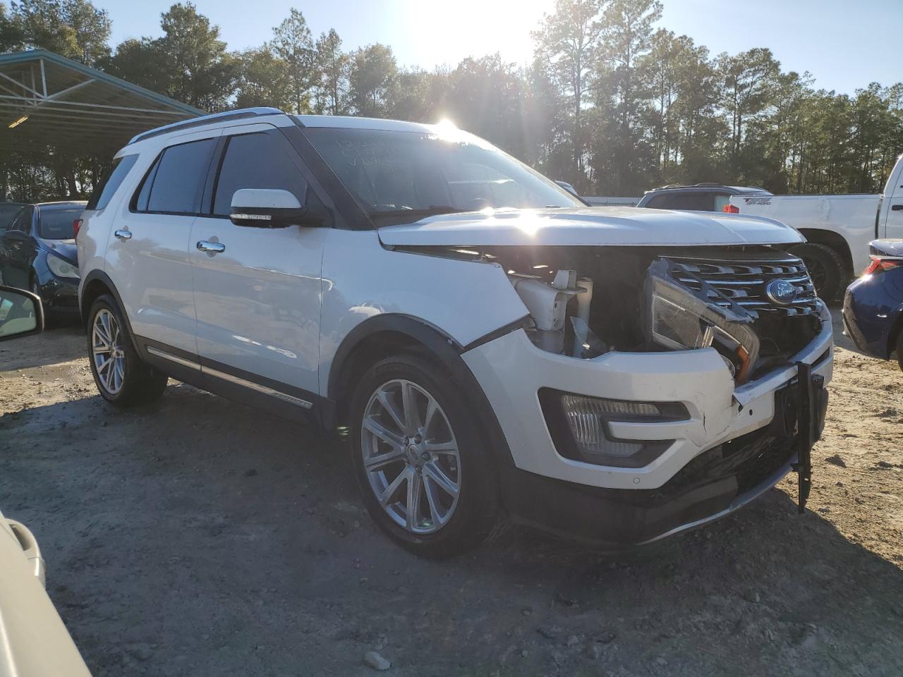 2017 Ford Explorer VIN 1FM5K7FH5HGD96124 Copart auction photo, front end damage thumbnail 4