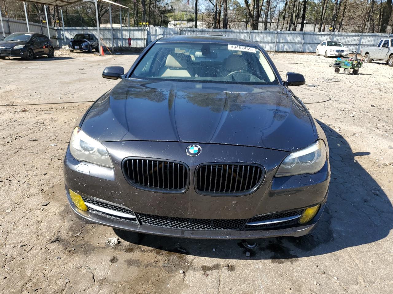 2011 BMW 5er VIN WBAFR9C59BC270466 Copart auction photo, side / front end damage thumbnail 5