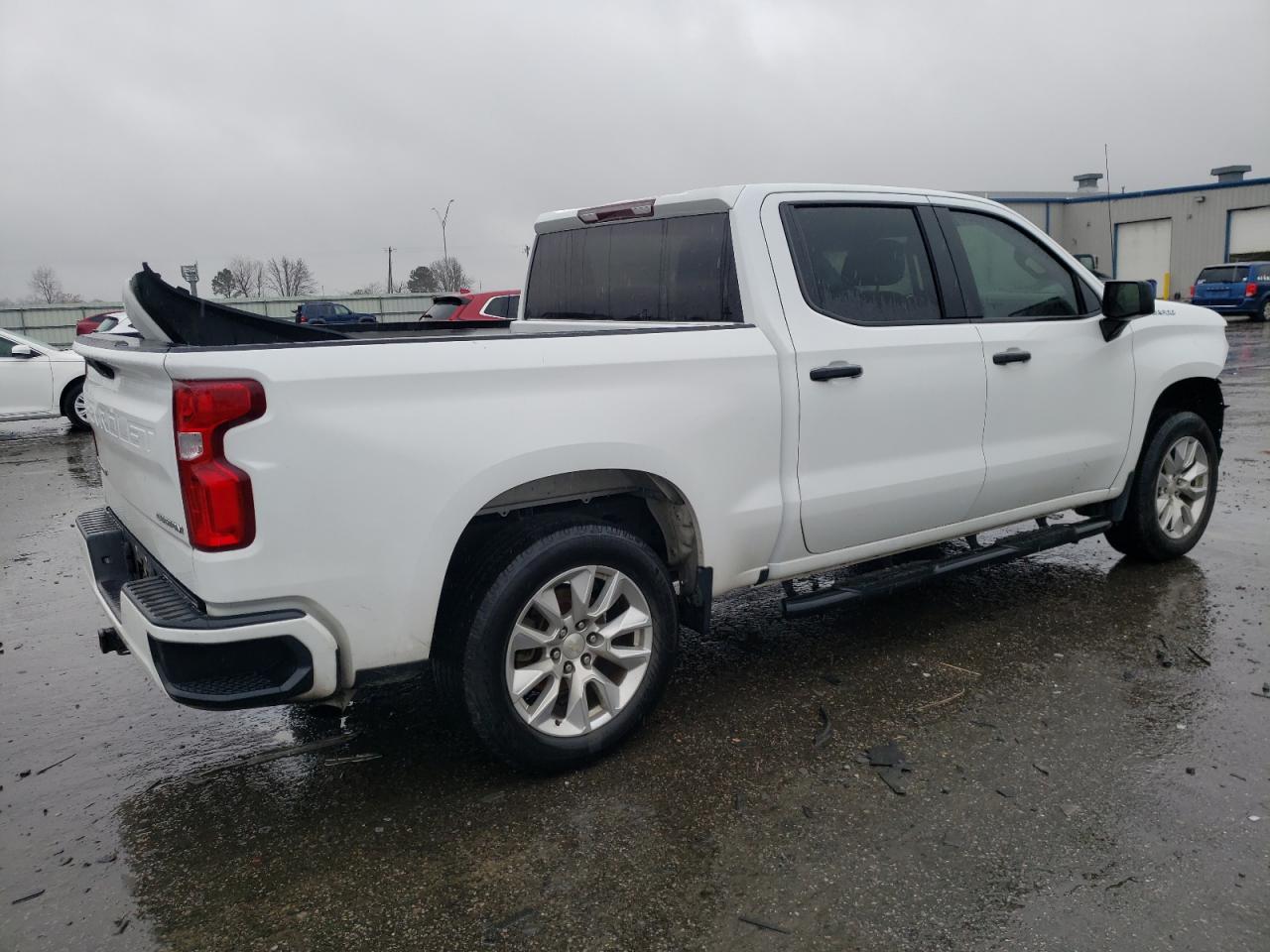 2020 Chevrolet Silverado VIN 1GCPWBEK7LZ236843 Copart auction photo, front end / side damage thumbnail 3