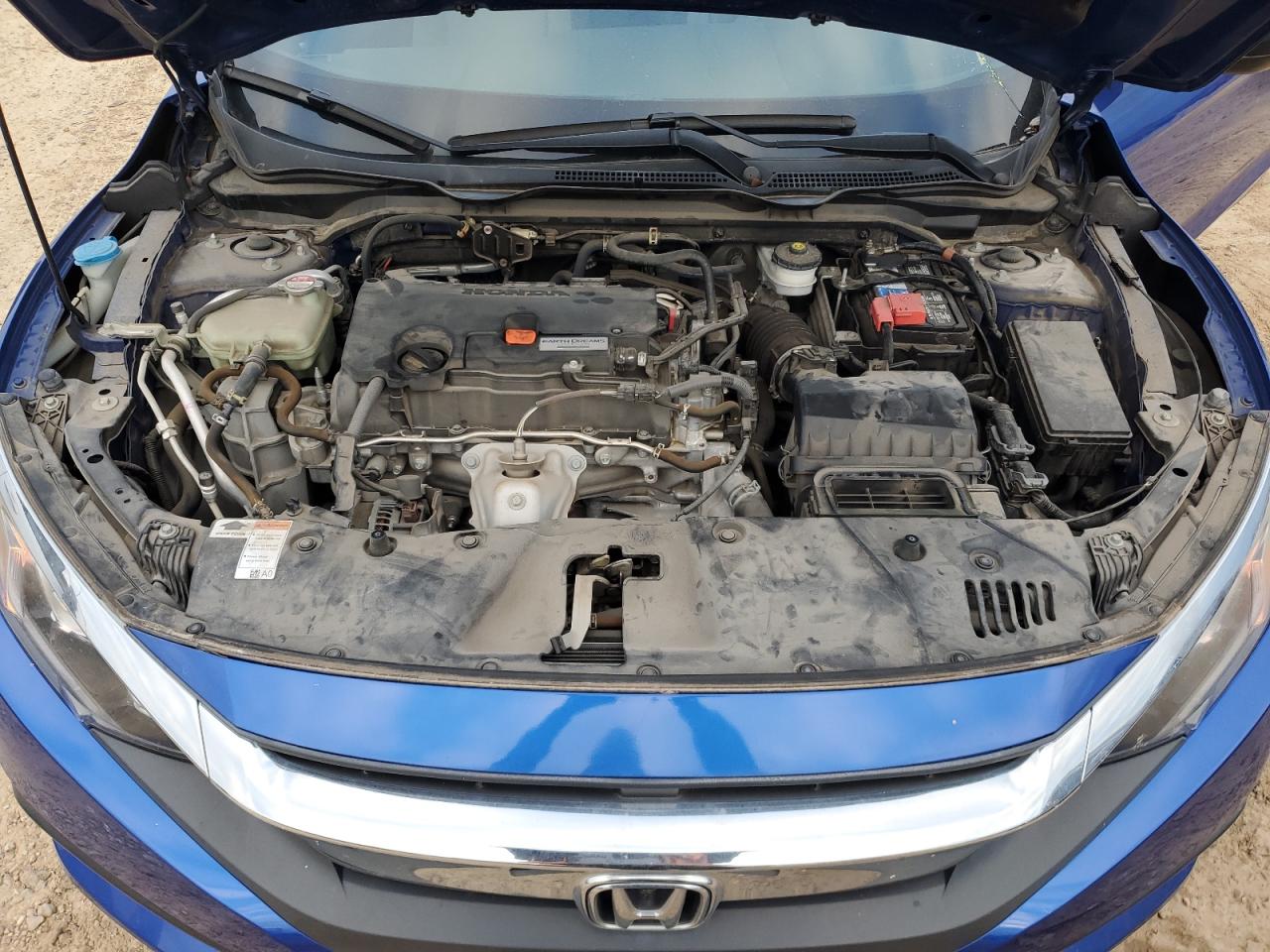 2017 Honda Civic VIN 2HGFC4B04HH305743 Copart auction photo, side / minor dent/scratches damage thumbnail 11