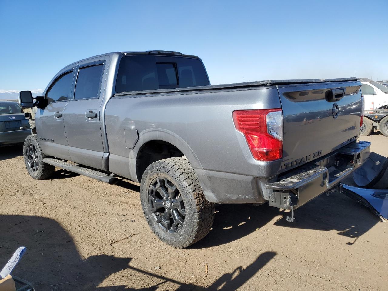 2018 Nissan Titan VIN 1N6BA1F4XJN535697 Copart auction photo, front end / mechanical damage thumbnail 2