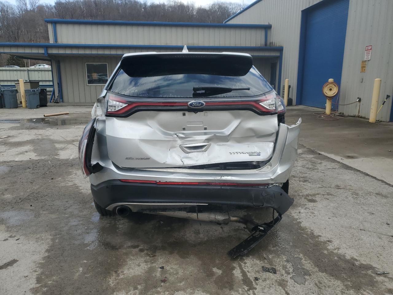 2016 Ford Edge VIN 2FMPK4K9XGBB49595 Copart auction photo, rear end damage thumbnail 6