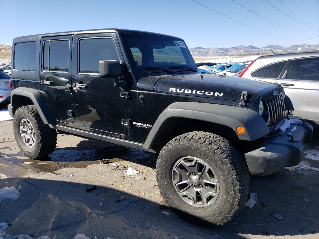 2012 Jeep Wrangler VIN 1C4BJWFG2CL280701 Copart auction photo, front end / minor dent/scratches damage thumbnail 4