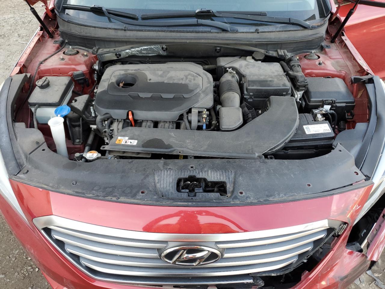 2017 Hyundai Sonata VIN 5NPE24AF0HH578821 Copart auction photo, front end damage thumbnail 11