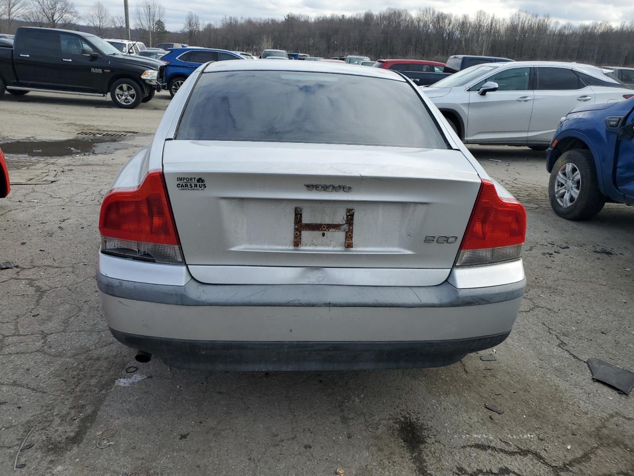 2002 Volvo S60 VIN YV1RS61R422116062 Copart auction photo, side damage thumbnail 6
