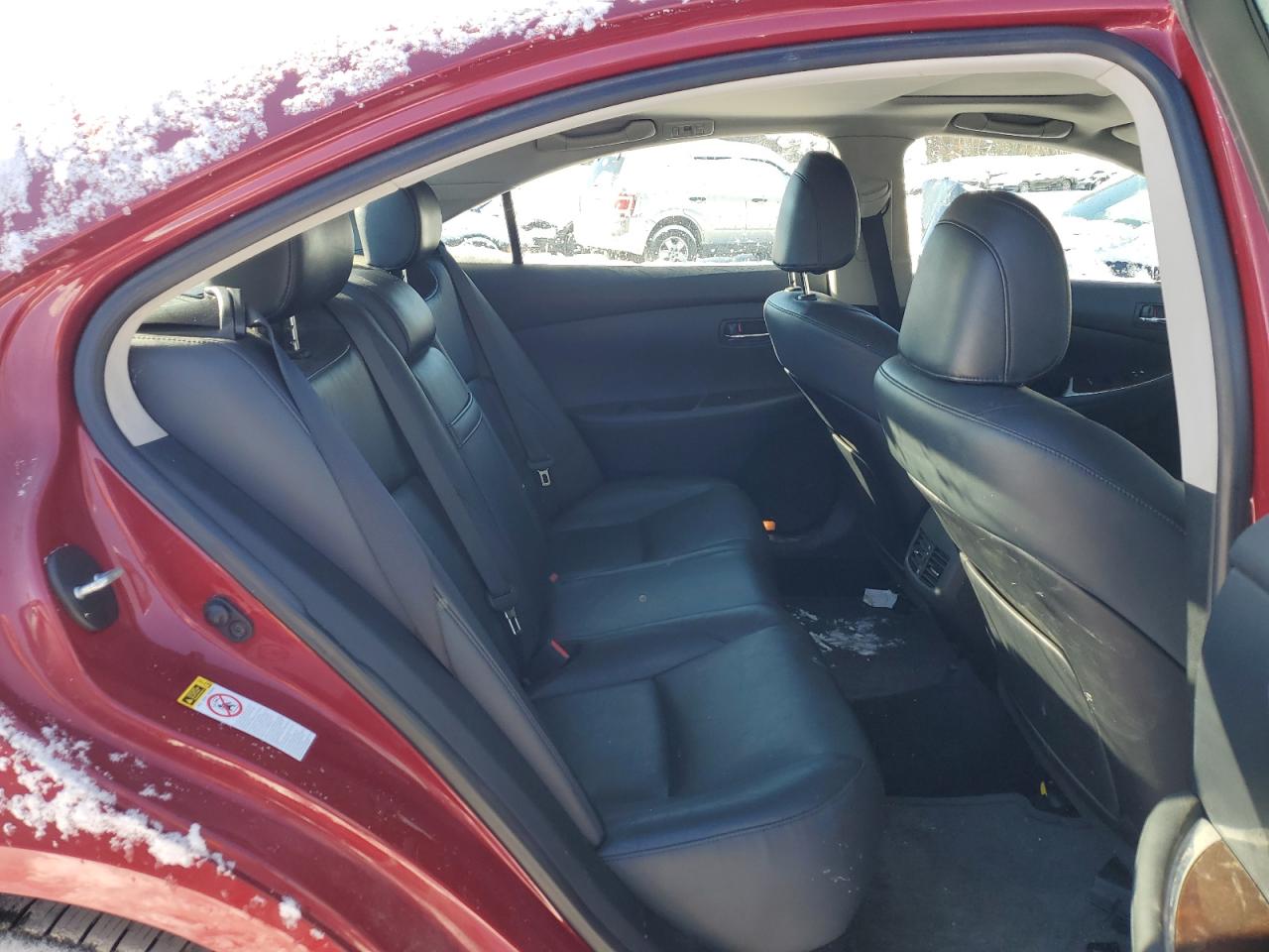 2011 Lexus ES VIN JTHBK1EG5B2442843 Copart auction photo, rear end damage thumbnail 10