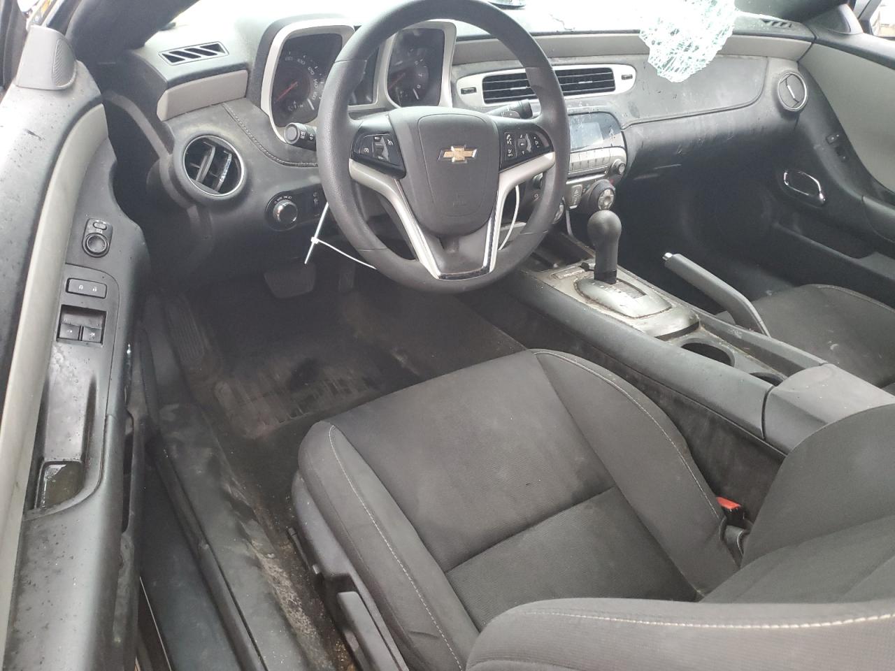 2013 Chevrolet Camaro VIN 2G1FA1E39D9243598 Copart auction photo, burn - engine / front end damage thumbnail 8