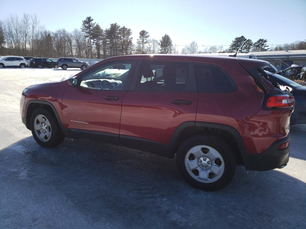 2014 Jeep Grand Cherokee VIN 1C4PJMABXEW141536 Copart auction photo, rear end damage thumbnail 2