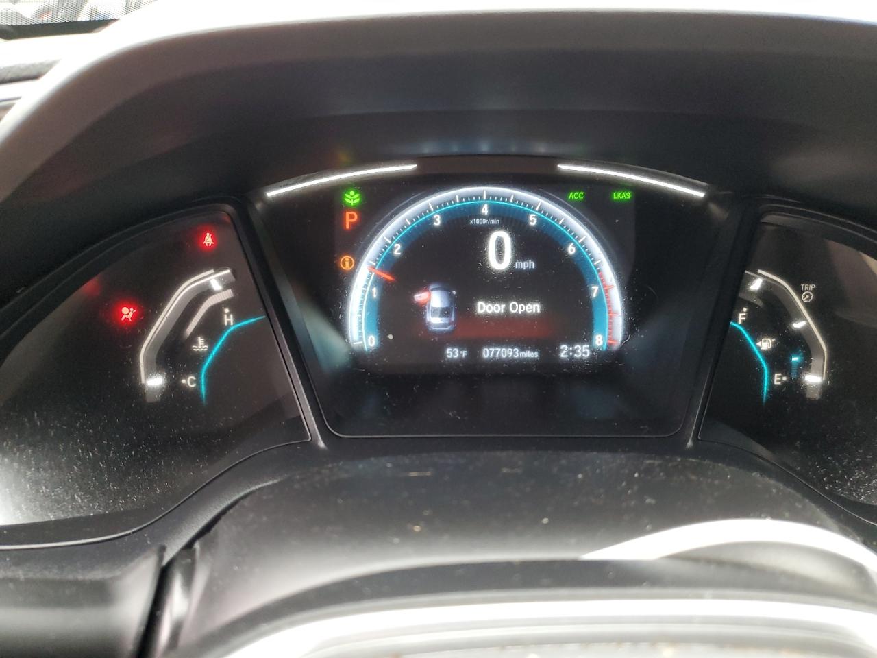 2020 Honda Civic VIN 2HGFC2F66LH526546 Copart auction photo, front end damage thumbnail 9