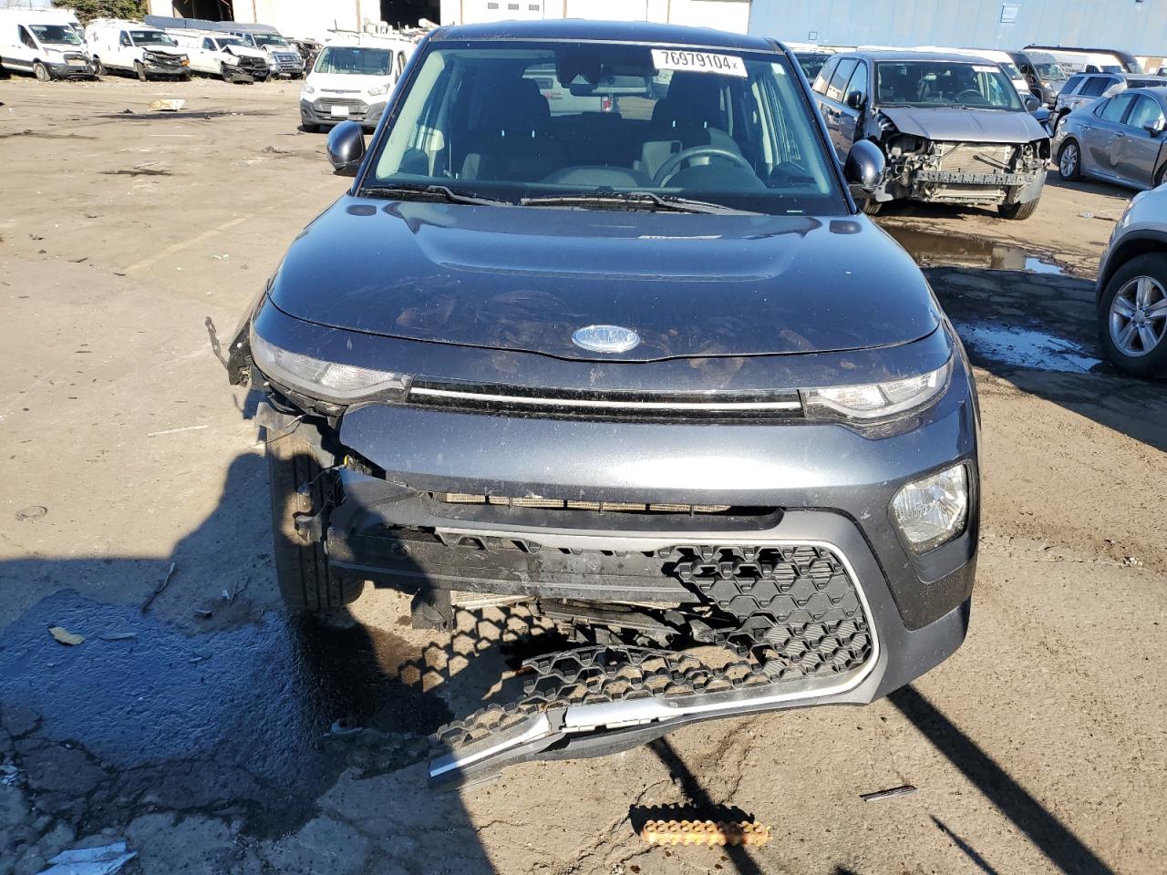2020 KIA Soul VIN KNDJ23AU3L7019137 Copart auction photo, front end damage thumbnail 5