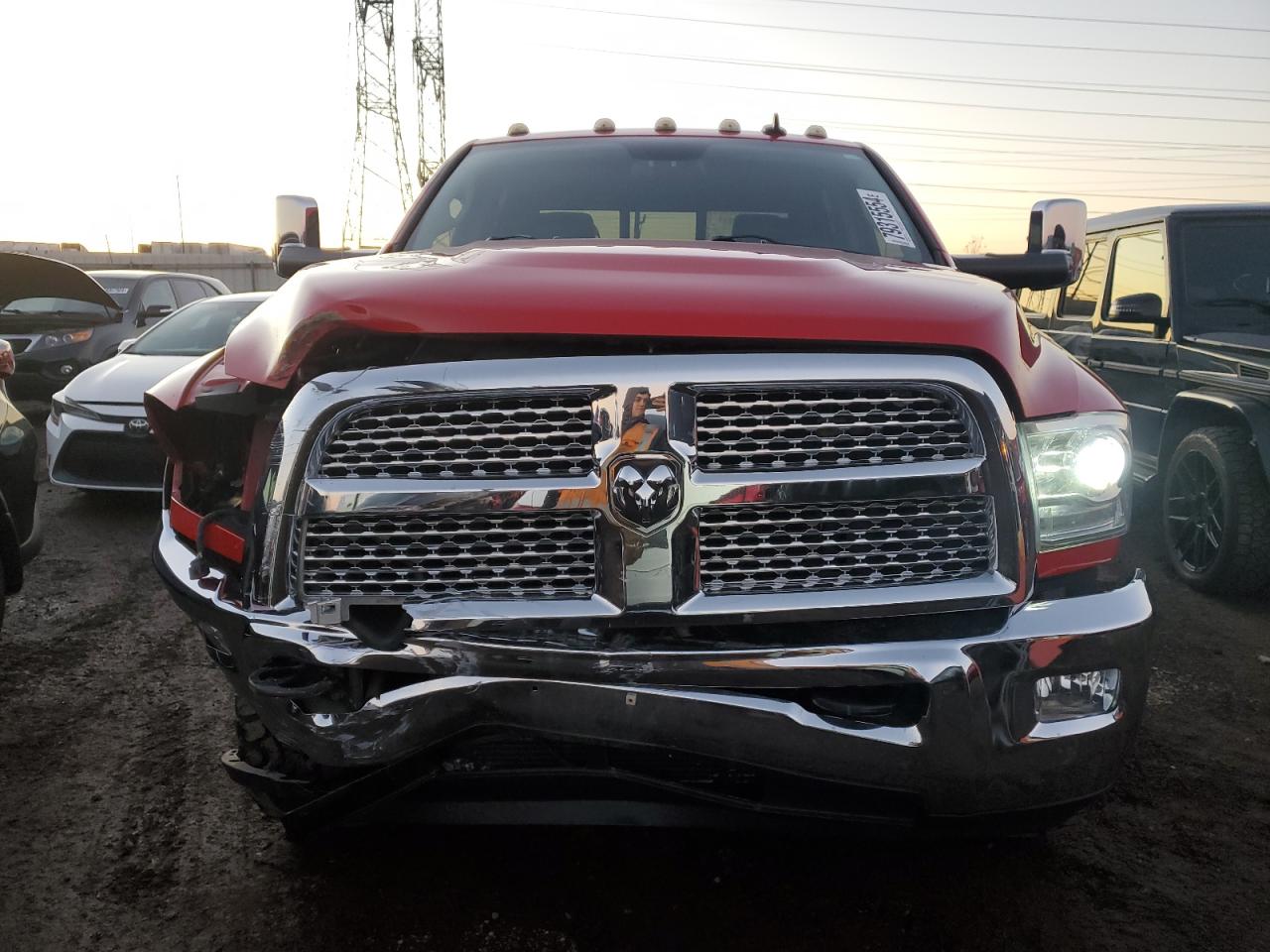 2015 RAM 3500 VIN 3C63R3ELXFG546629 Copart auction photo, front end damage thumbnail 5