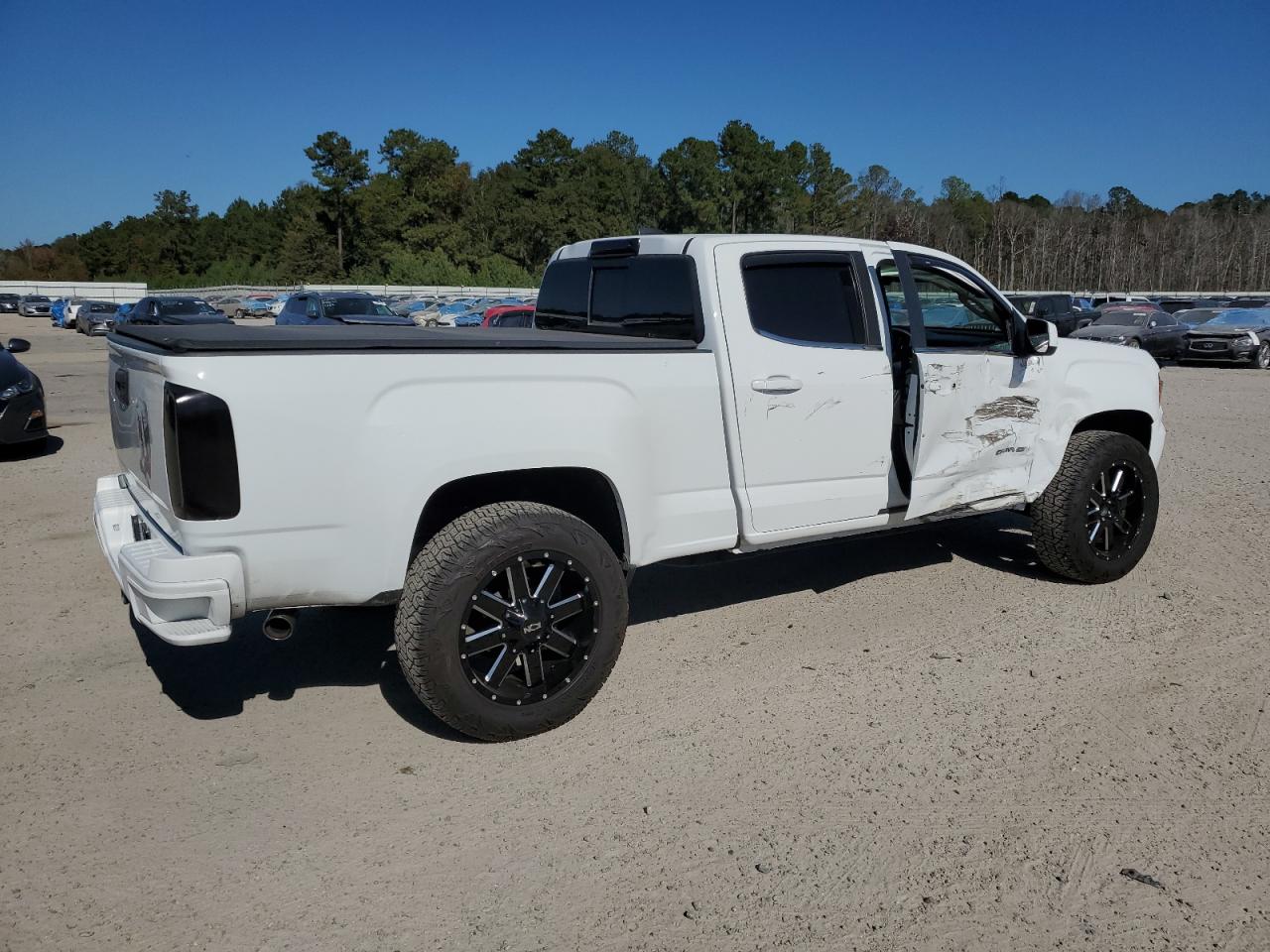 2016 GMC Canyon VIN 1GTG5CE39G1113390 Copart auction photo, side damage thumbnail 3