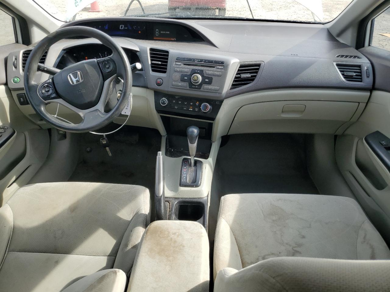 2012 Honda Civic VIN 2HGFB2F57CH595076 Copart auction photo, front end damage thumbnail 8