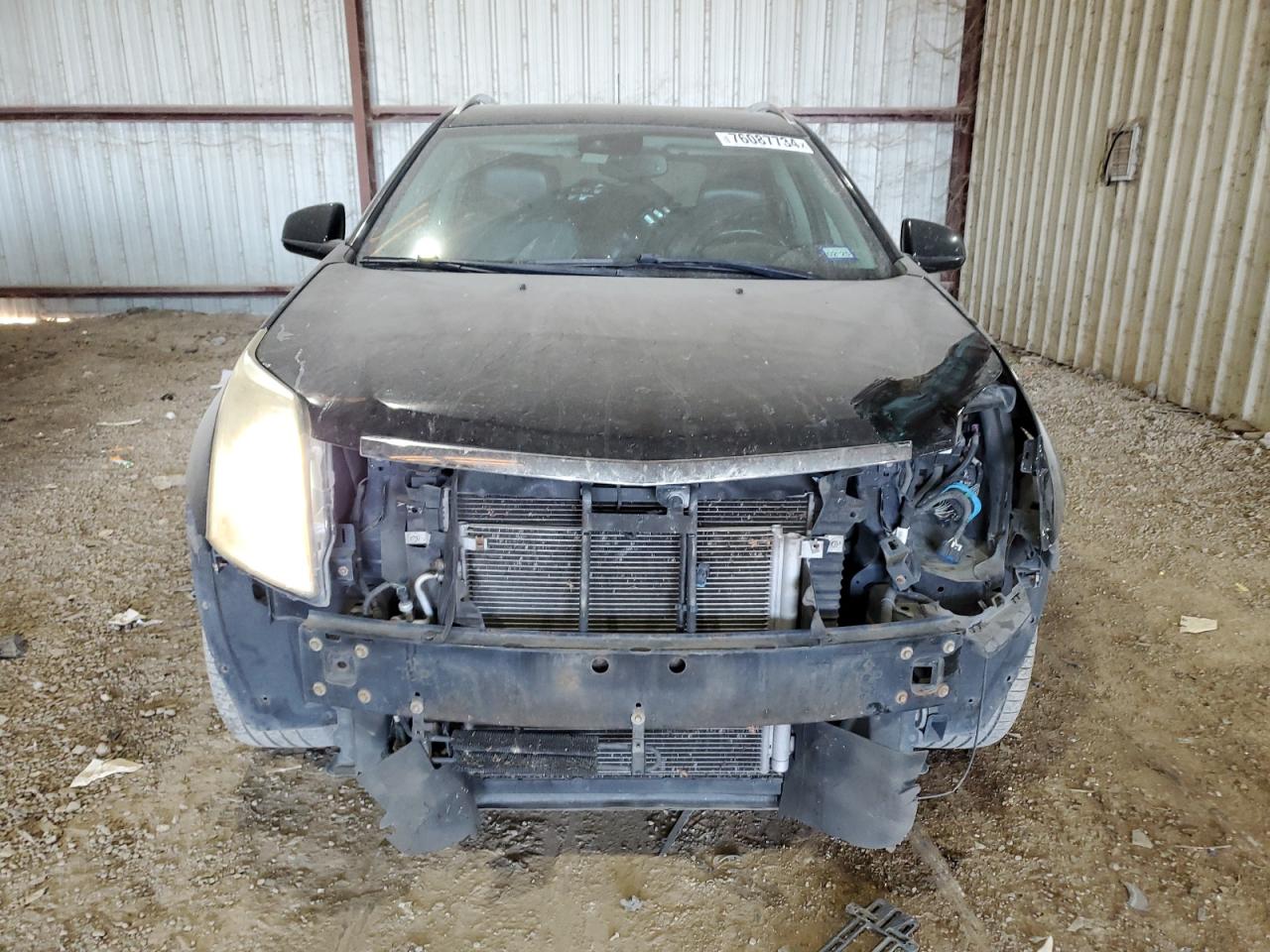 2014 Cadillac SRX VIN 3GYFNDE32ES535217 Copart auction photo, front end / minor dent/scratches damage thumbnail 5