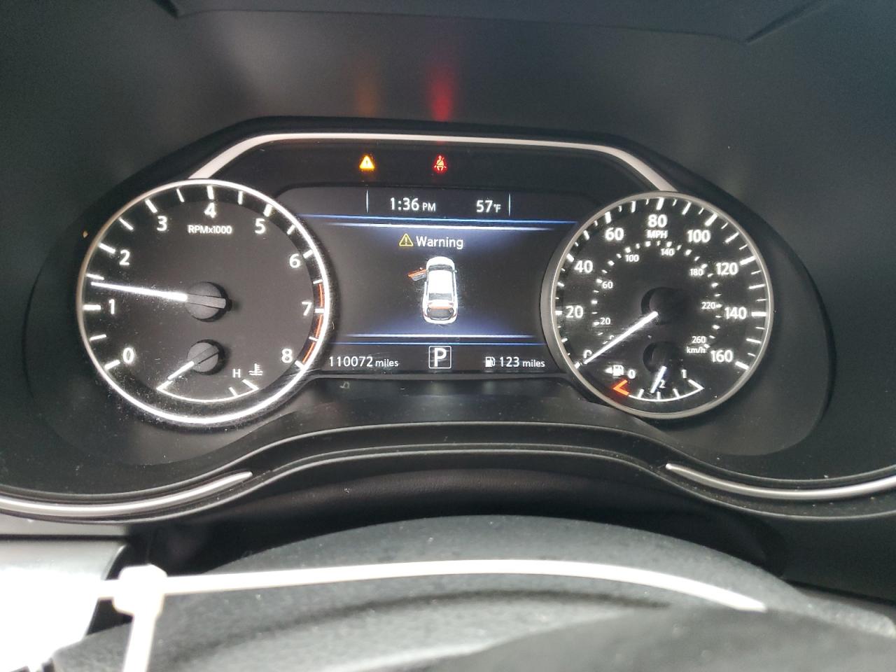 2019 Nissan Maxima VIN 1N4AA6AV9KC376301 Copart auction photo, rear end damage thumbnail 9