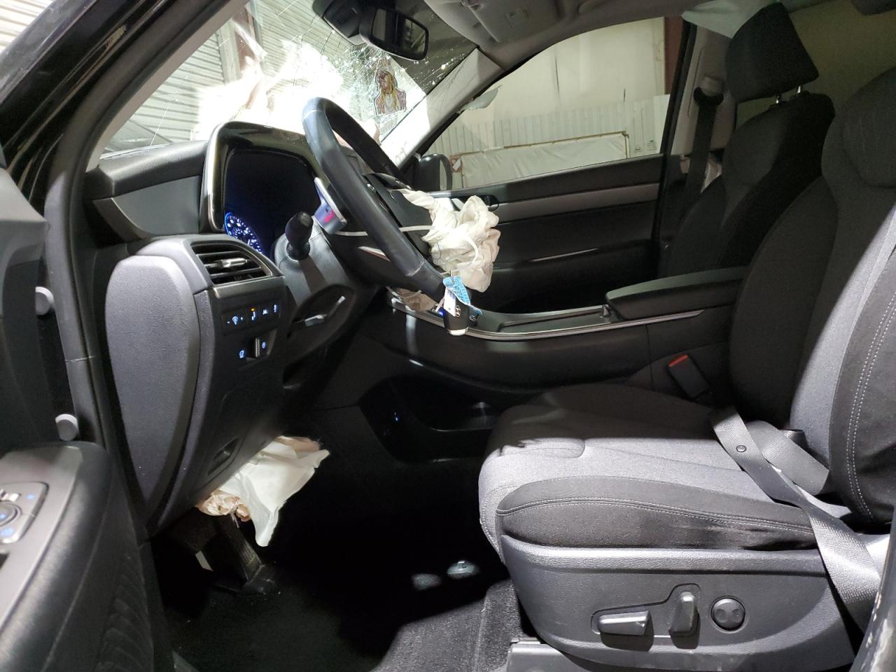 2022 Hyundai Palisade VIN KM8R34HE3NU367105 Copart auction photo, front end / side damage thumbnail 7