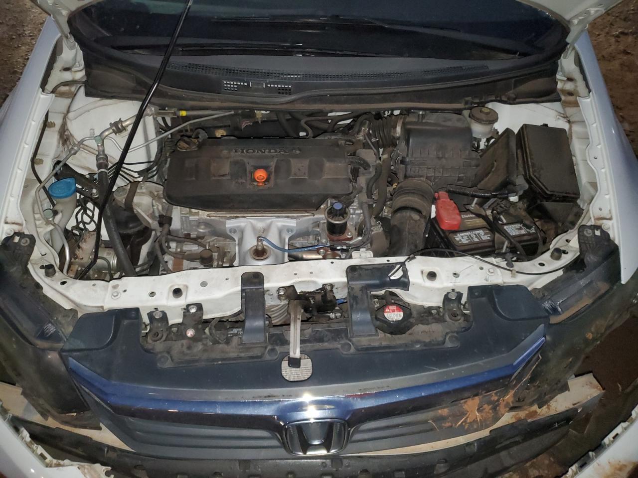 2012 Honda Civic VIN 2HGFB2F51CH314244 Copart auction photo, front end / side damage thumbnail 12