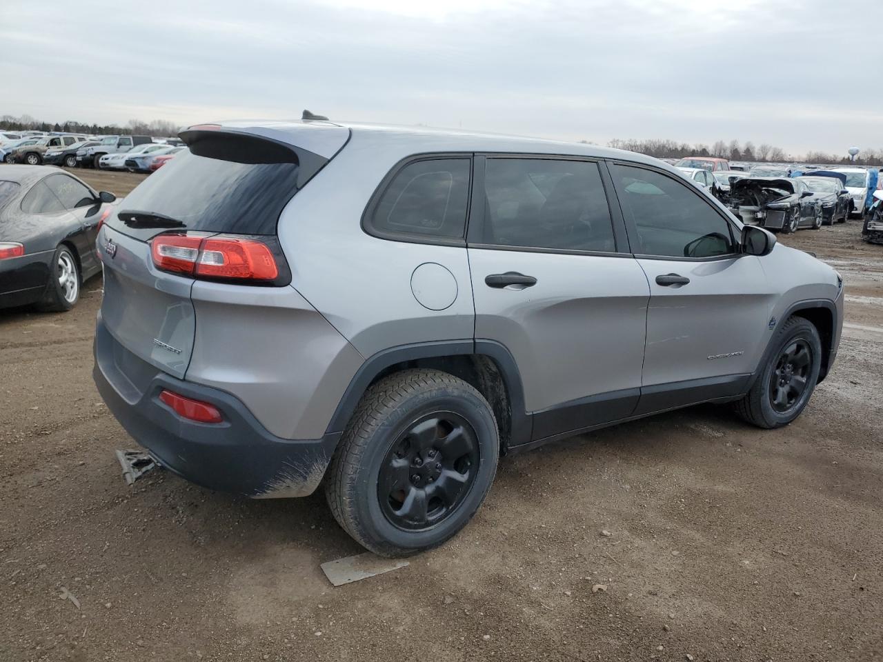 2014 Jeep Cherokee VIN 1C4PJMAB1EW222943 Copart auction photo, front end / minor dent/scratches damage thumbnail 3