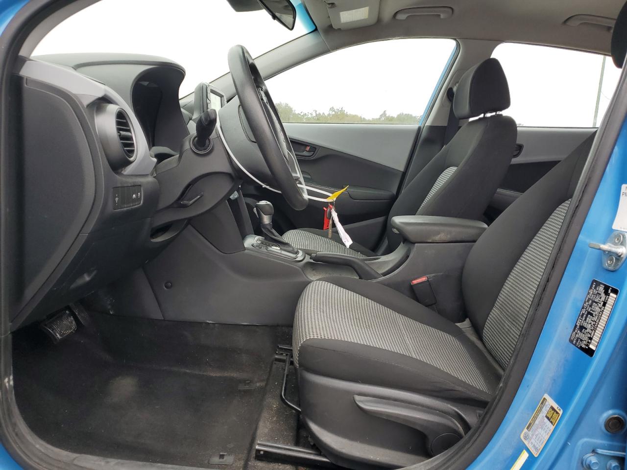 2019 Hyundai Kona VIN KM8K12AA9KU244794 Copart auction photo, all over damage thumbnail 7