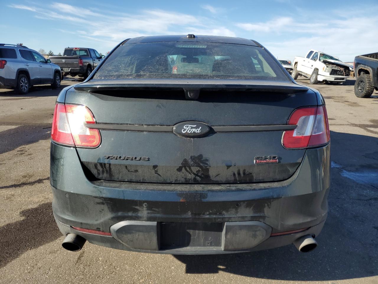 2010 Ford Taurus VIN 1FAHP2KT6AG153644 Copart auction photo, side / front end damage thumbnail 6