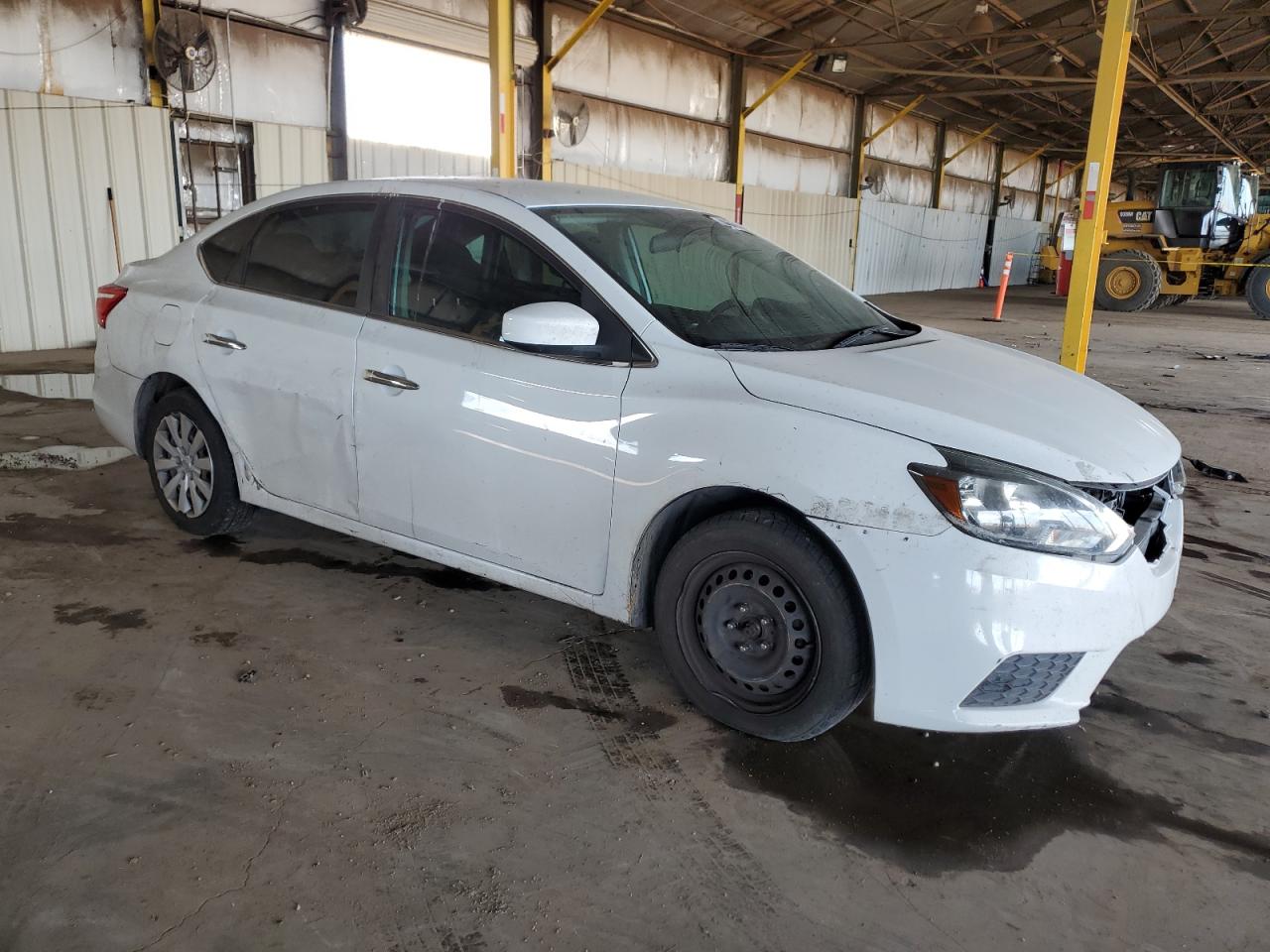 2017 Nissan Sentra VIN 3N1AB7AP4HY385294 Copart auction photo, side / front end damage thumbnail 4