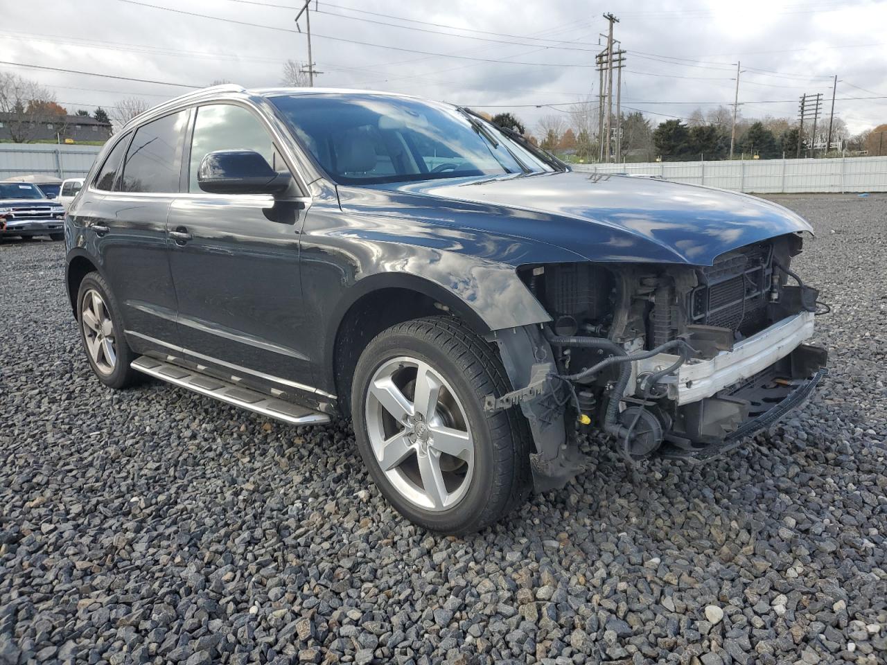 2010 Audi Q5 VIN WA1VKBFP2AA096770 Copart auction photo, front end / side damage thumbnail 4
