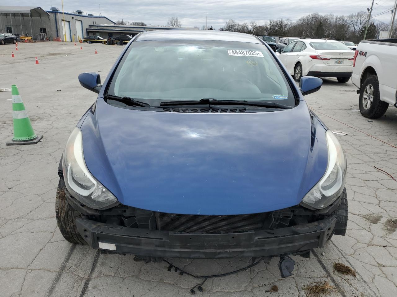 2016 Hyundai Elantra VIN 5NPDH4AE4GH752535 Copart auction photo, front end damage thumbnail 5