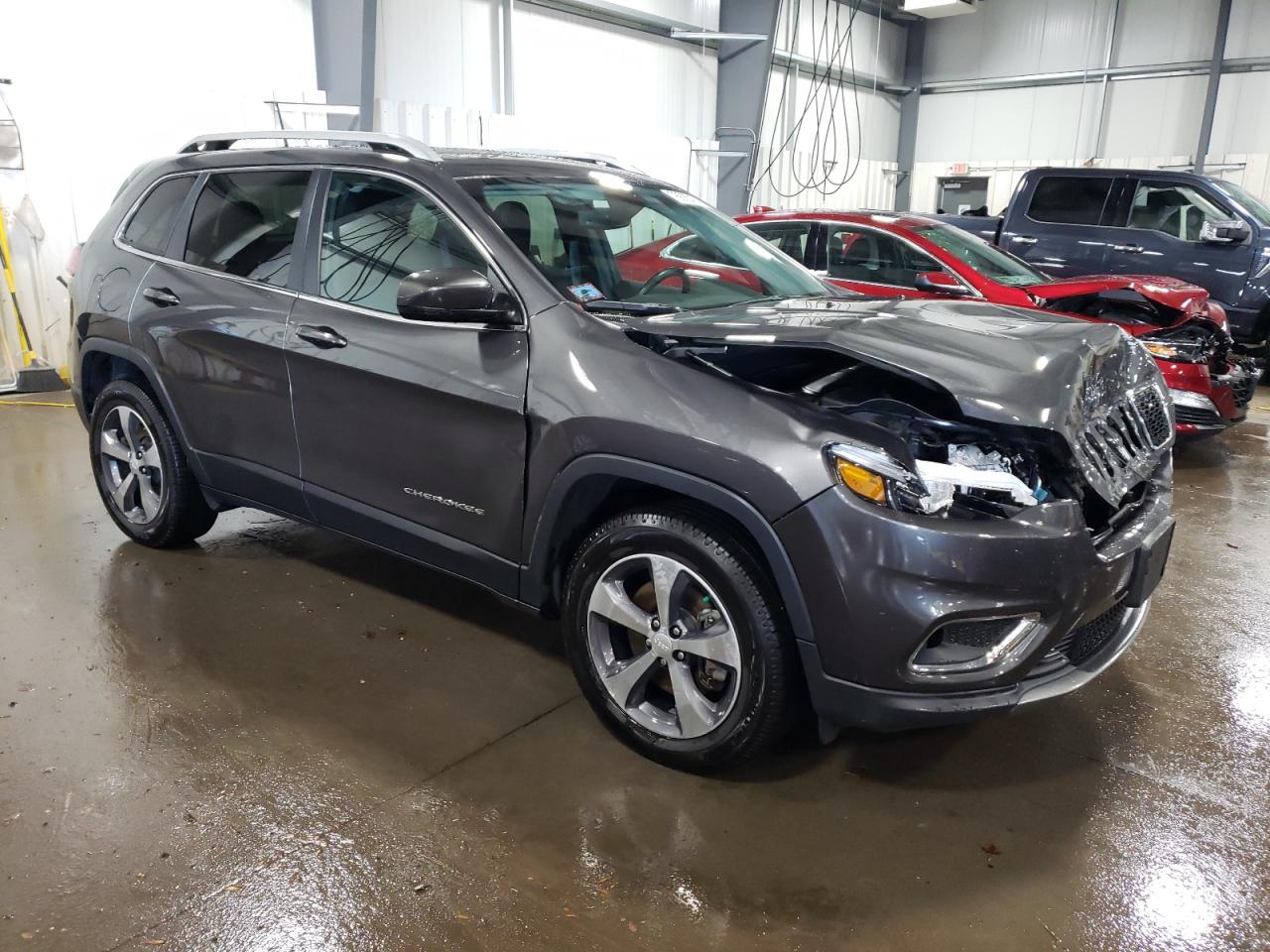 2020 Jeep Grand Cherokee VIN 1C4PJMDX8LD562770 Copart auction photo, front end damage thumbnail 4