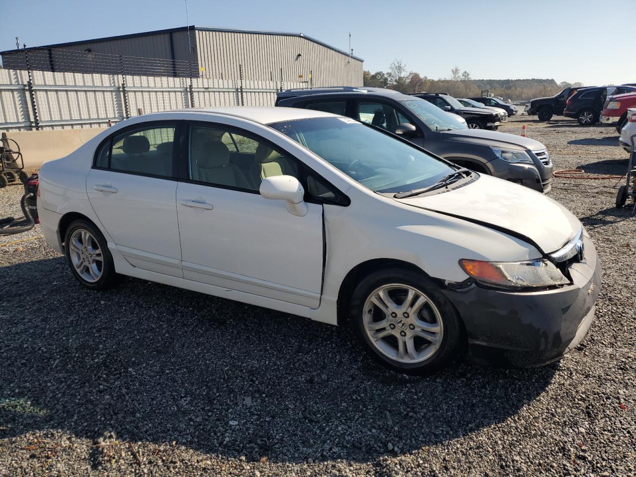 2008 Honda Civic VIN 2HGFA16578H344739 Copart auction photo, front end damage thumbnail 4