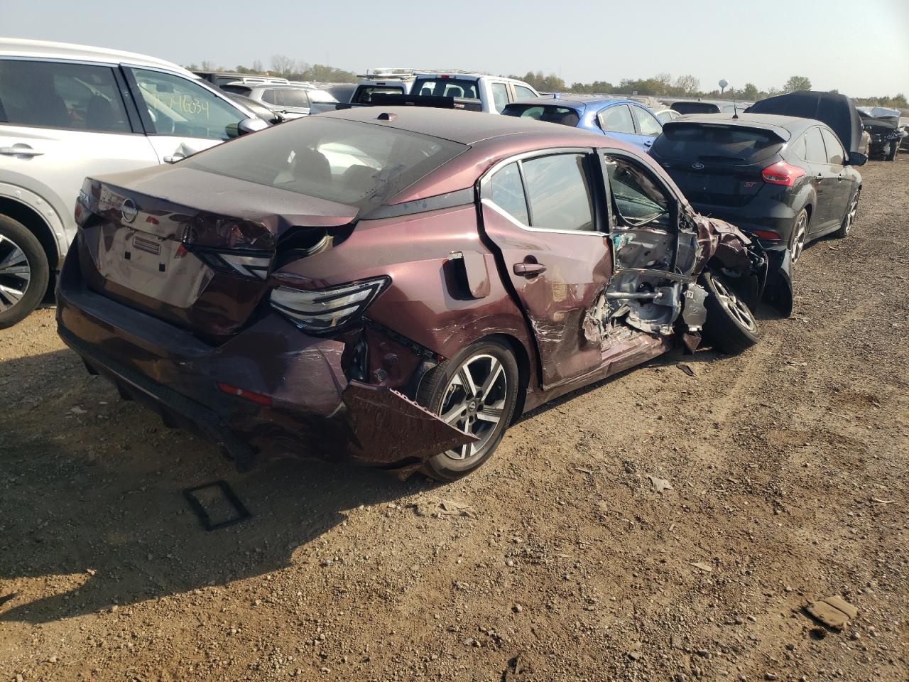 2024 Nissan Sentra VIN 3N1AB8CV6RY264852 Copart auction photo, all over damage thumbnail 3