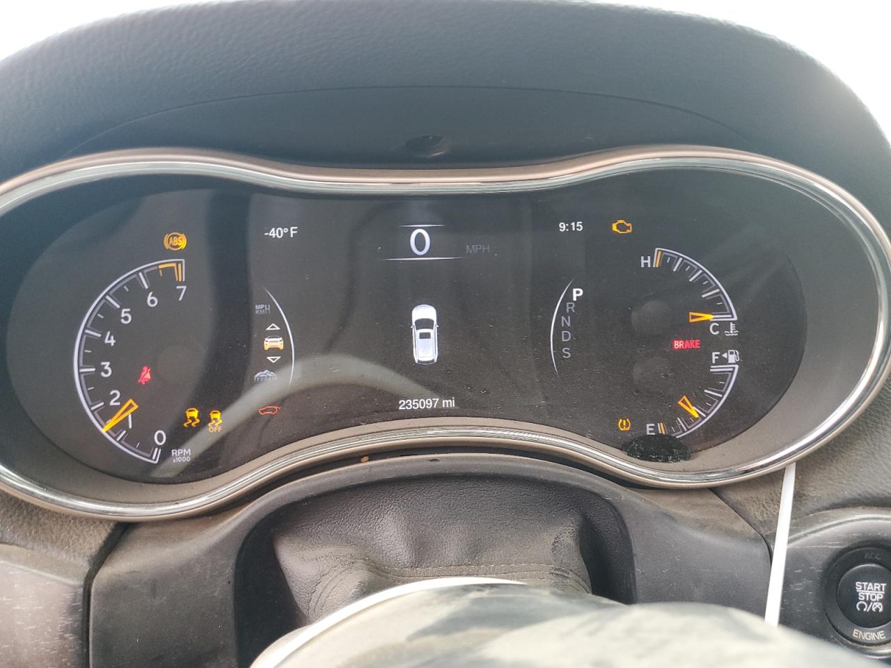 2015 Jeep Grand Cherokee VIN 1C4RJFBG5FC865605 Copart auction photo, front end / top/roof damage thumbnail 9