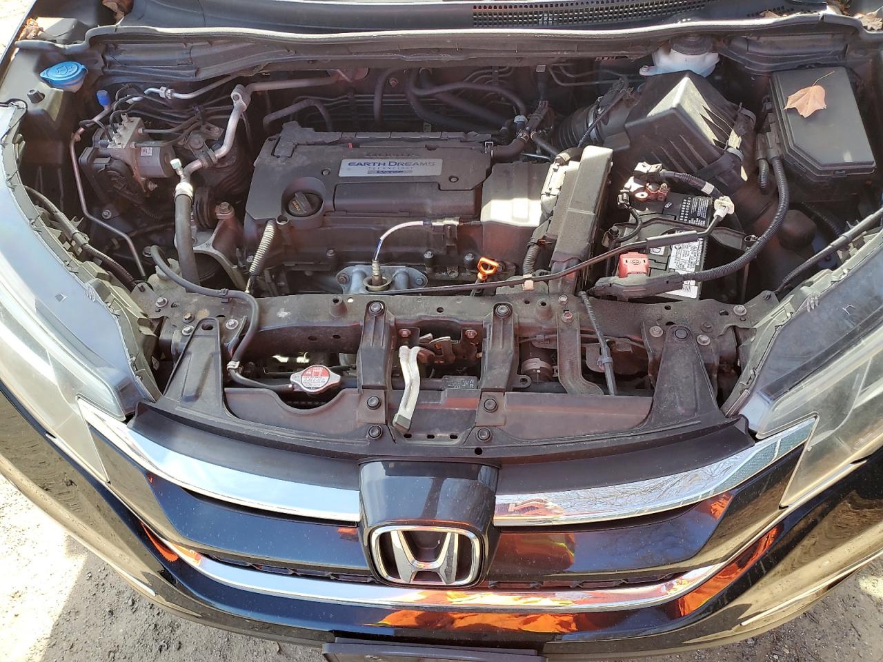 2015 Honda CR-V VIN 2HKRM4H72FH682797 Copart auction photo, front end / side damage thumbnail 13