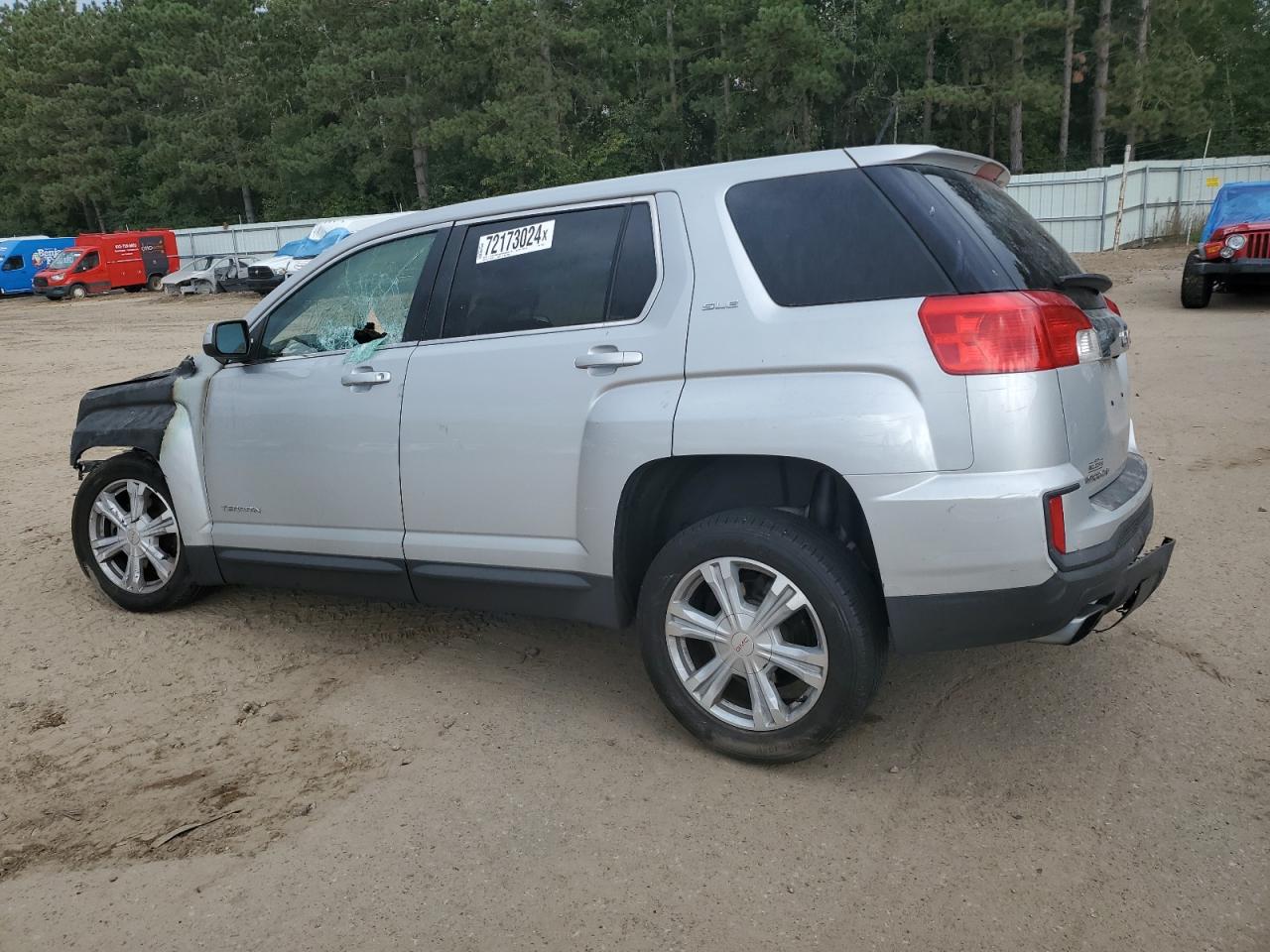 2017 GMC Terrain VIN 2GKFLSEK4H6124450 Copart auction photo, burn damage thumbnail 2