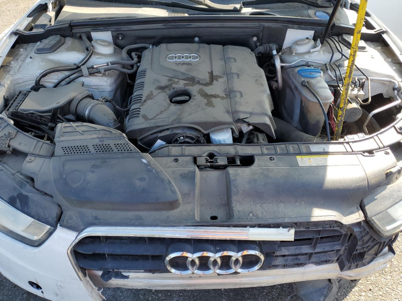2014 Audi A5 VIN WAUCFAFR8EA047489 Copart auction photo, front end / rear end damage thumbnail 11