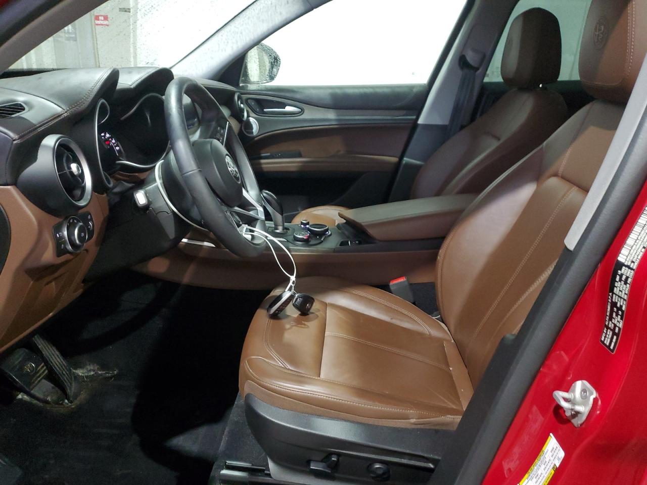 2019 Alfa Romeo Stelvio VIN ZASPAKBNXK7C39993 Copart auction photo, front end / rear end damage thumbnail 7