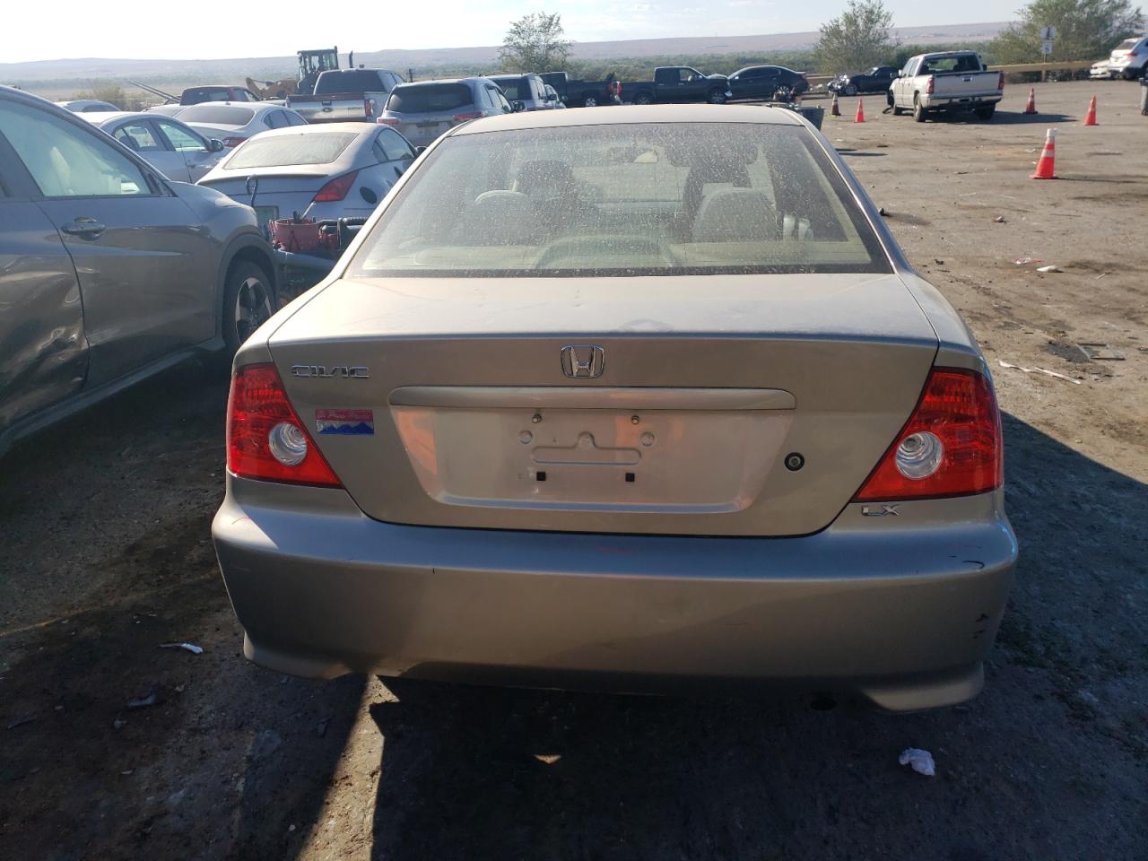 2004 Honda Civic VIN 1HGEM21524L081606 Copart auction photo, front end damage thumbnail 6
