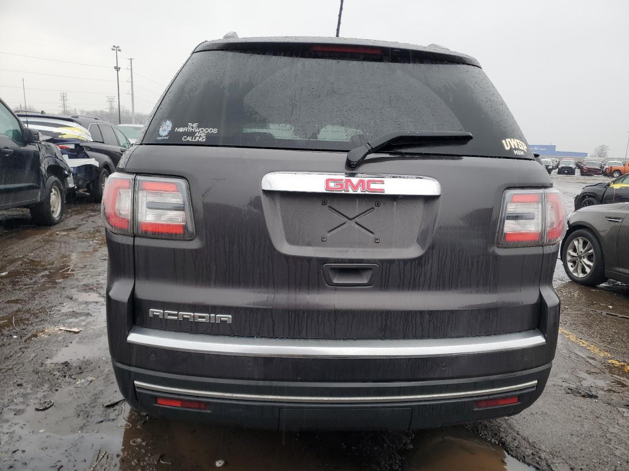 2015 GMC Acadia VIN 1GKKRRKD2FJ204308 Copart auction photo, side damage thumbnail 6