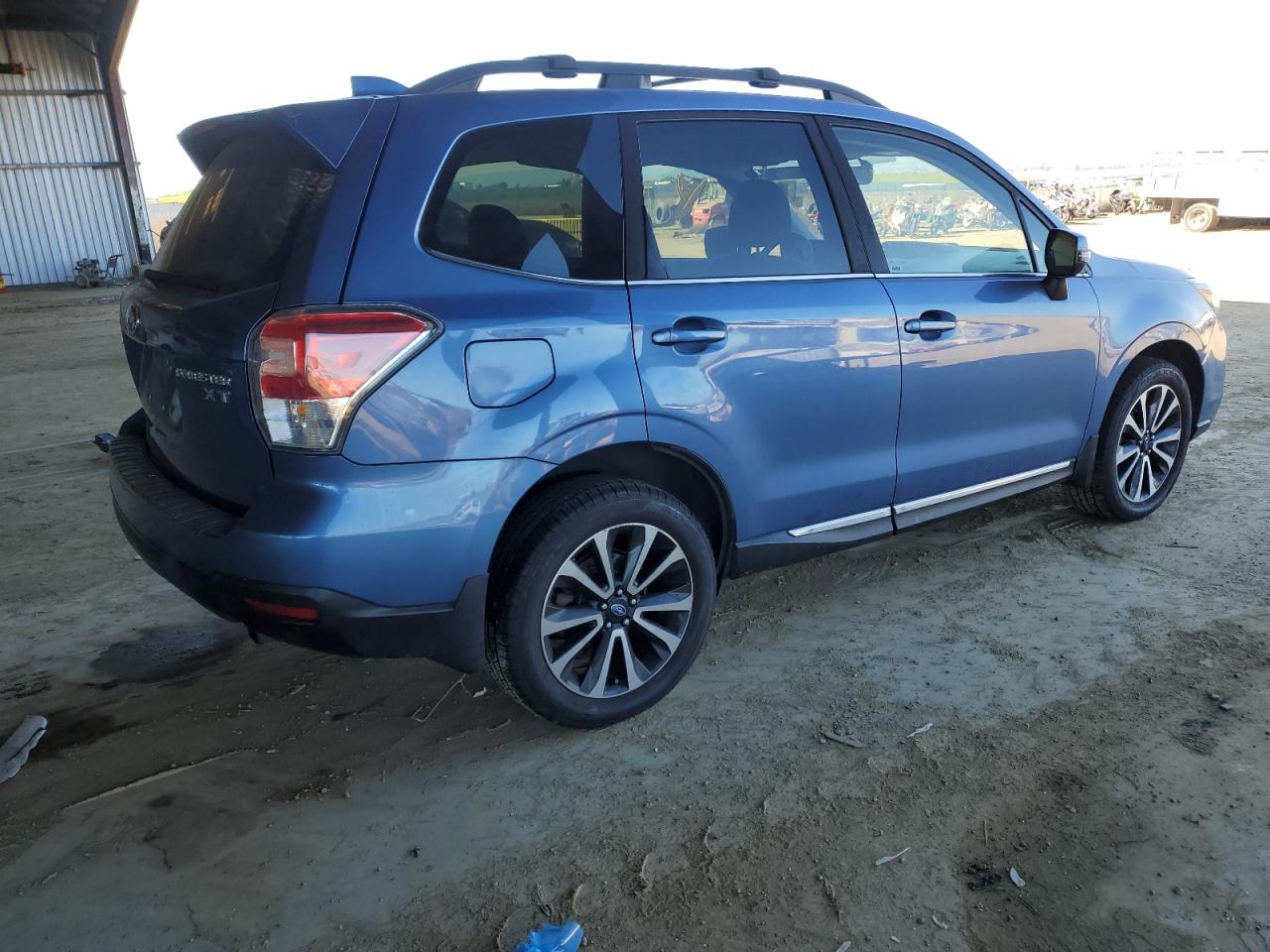 2017 Subaru Forester VIN JF2SJGTC7HH567177 Copart auction photo, side damage thumbnail 3